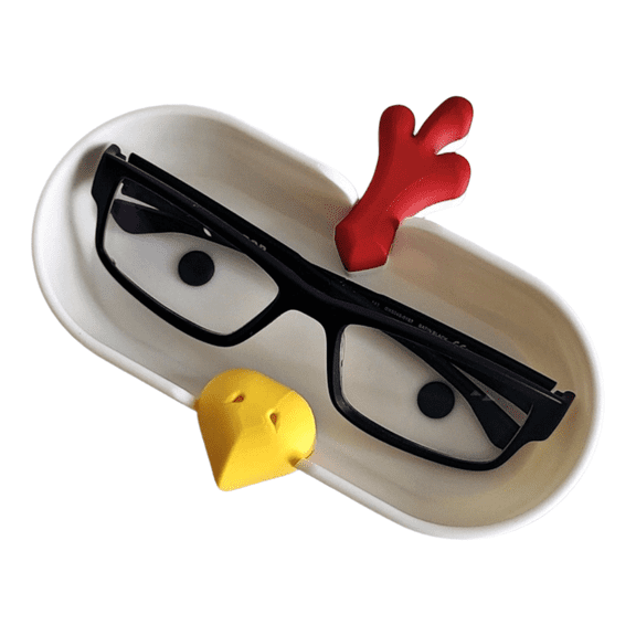 Chicken Eyeglass Tray