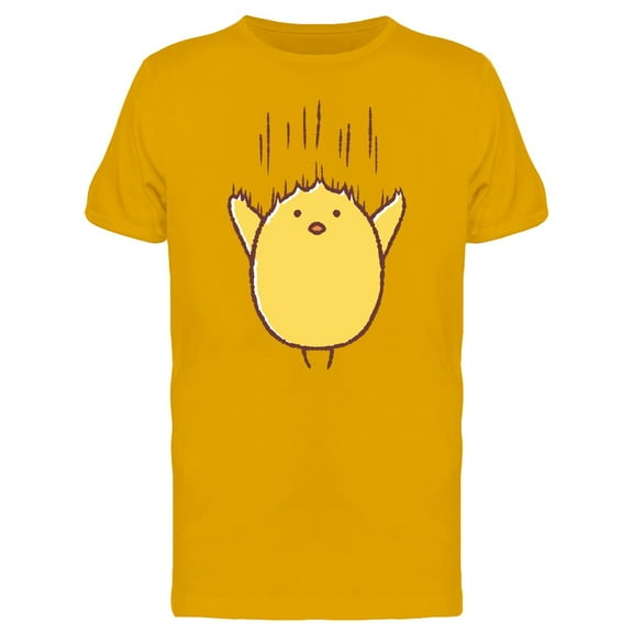 Chicken Falling Cartoon T-Shirt Men -Image by Shutterstock, Male Small