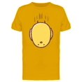 thumbnail image 1 of Chicken Falling Down Cartoon T-Shirt Men -Image by Shutterstock, Male 3X-Large, 1 of 2