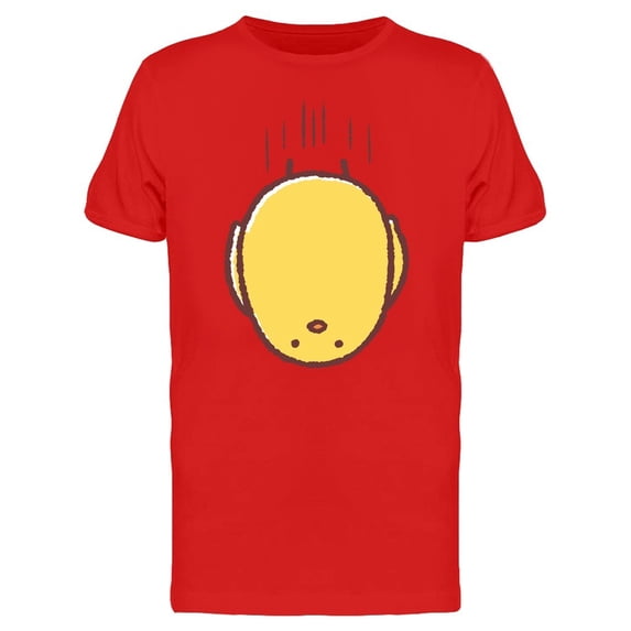 Chicken Falling Down Cartoon Tee Men's -Image by Shutterstock