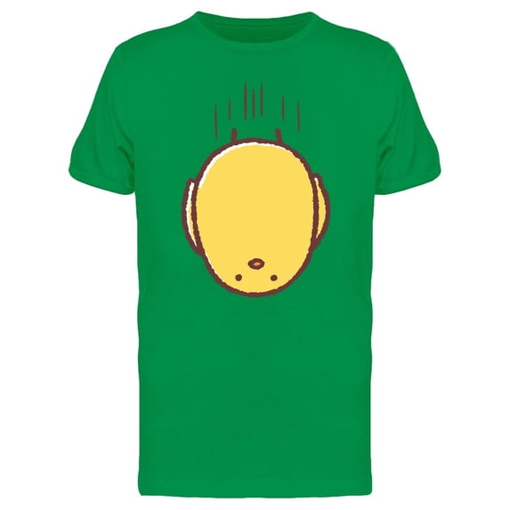 Chicken Falling Down Cartoon Tee Men's -Image by Shutterstock