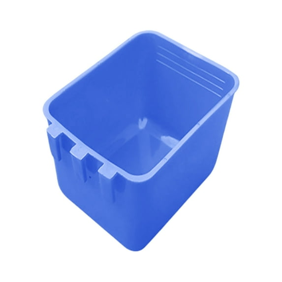 Chicken Feeder Water Dispenser 16 Ounce Plastic Material Odorless Wear-Resistant Smooth Edge Hook Design Easy Install for Parrots Chickens Rabbits Poultry Small Animals