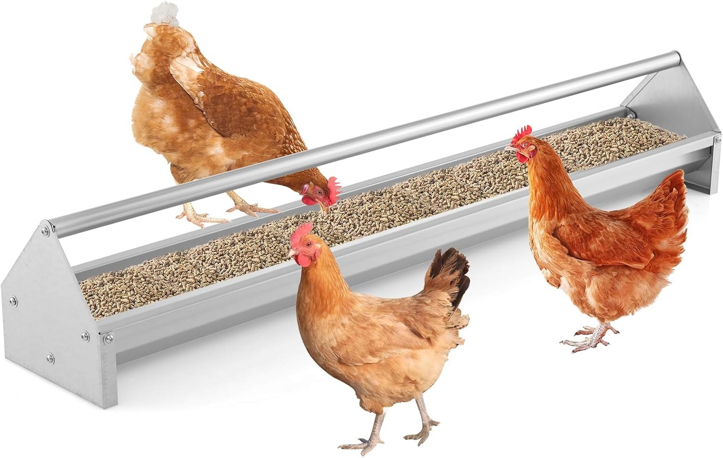 CHICKEN FEEDERS METAL - Alzu Feeds
