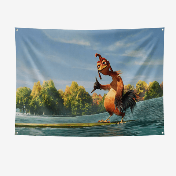 Chicken Flag 3x5 Ft Funny Flags for College Dorm Room Guys Double Sided Meme Flags Man Cave Bedroom Wall Art Decor Banner Gifts