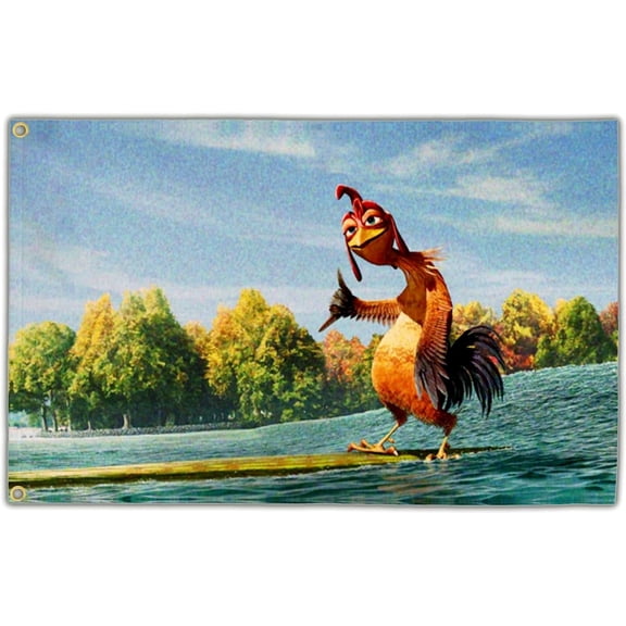 Chicken Flag 3x5 Ft Funny Flags for College Dorm Room Guys Double Sided Meme Flags Man Cave Bedroom Wall Art Decor Banner Gifts