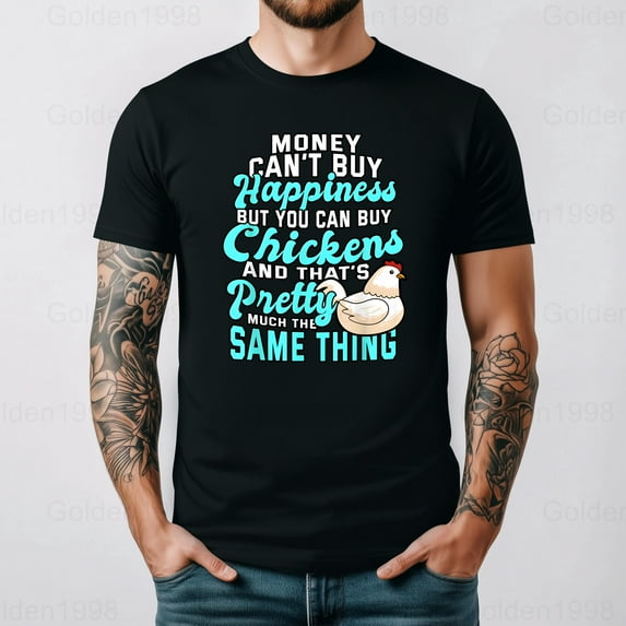 Chicken Flock Rooster Backyard Hen Themed Funny Cute Gift Graphic Tee,for men & women up to 5XL
