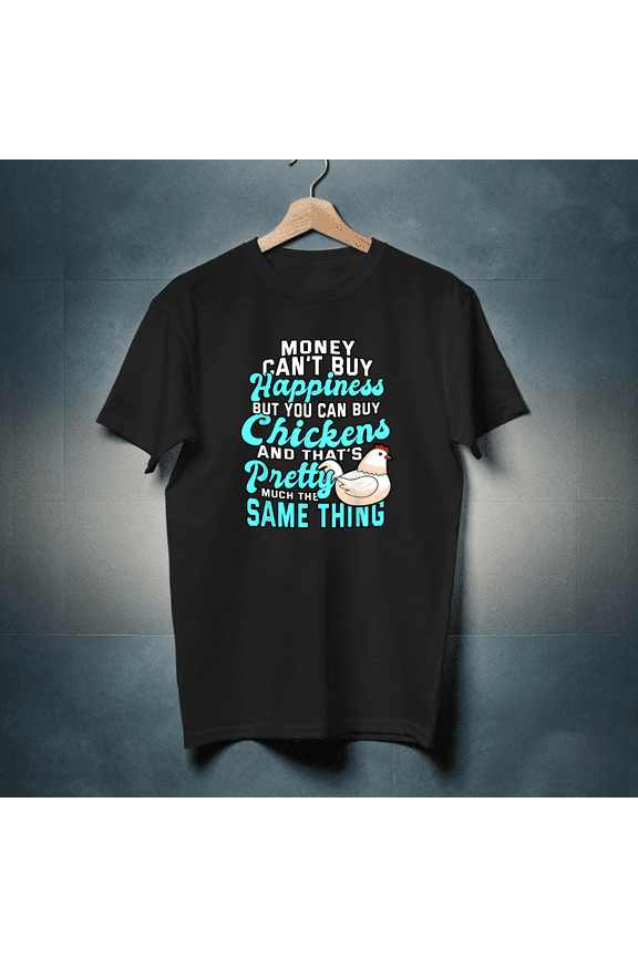 Chicken Flock Rooster Backyard Hen Themed Funny and Cute Themed Gift G23898 Unisex T-Shirt, Up to Size 5XL