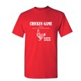 thumbnail image 1 of Chicken Game Don't Look At The Chicken Sarcastic Humor Graphic Novelty Funny T Shirt, 1 of 5