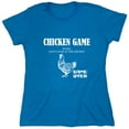 thumbnail image 1 of Chicken Game Don't Look At The Chicken Sarcastic Humor Novelty Funny Women's Casual Tees, 1 of 3