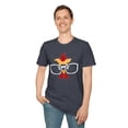 thumbnail image 1 of Chicken Glasses, Gildan Unisex Softstyle T-Shirt, Hen Graphic Tee, S-3XL, 1 of 5