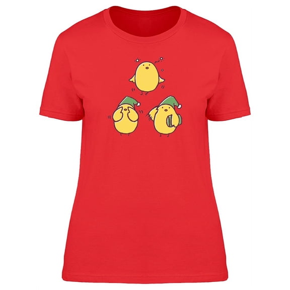 Chicken Goes To Sleep Cartoon T-Shirt Women -Image by Shutterstock, Female Large