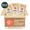 thumbnail image 1 of The Farmer’s Dog Food Personalized Meal Plan Subscription, Chicken & Grain Recipe, Fresh Human-Grade Dog Food For all Breeds & Sizes, 1 of 8