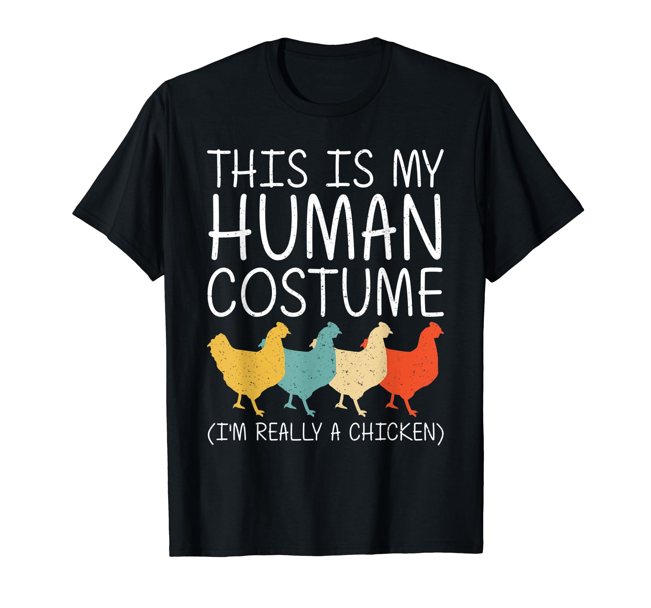 Chicken Halloween Human Costume Hen Fowl Easy DIY Gift TShirtXL