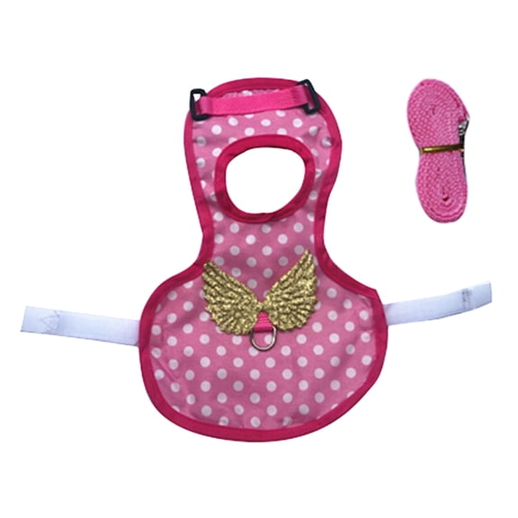 Chicken Harness with Leash Adjustable Chicken Leash for Hen Duck Breathable Comfortable Lovely Pet Harness 2 Sizes