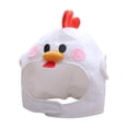 thumbnail image 1 of Chicken Hat Toy Cosplay Props Accessories Plush Head Fancy Taiyaki Cosplay Cap Photo Props, 1 of 16