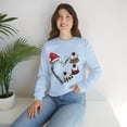 thumbnail image 1 of Chicken Heart Women Sweatshirts, Merry Chickmas Sweatshirts, Women Gifts, 1 of 5