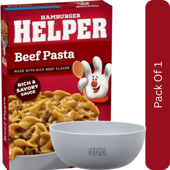 Chicken Helper  Chicken Fried Rice (Made with Real Vegetables, 7 oz Box)-  With White Bowl By OMA