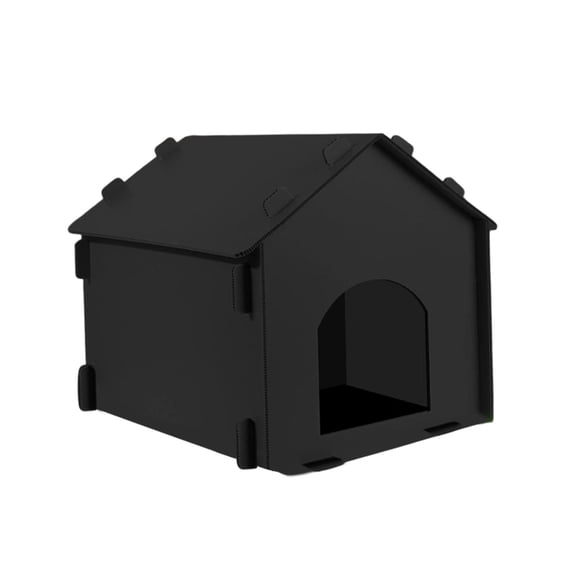Chicken House Nesting Box Dog Shelter Outdoor Easy Clean PP Material for Hens Ducks Cat Backyard