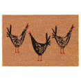 thumbnail image 1 of Chicken Humor Doormat with "Guess What?" Design 24x16" - Non-Slip Entry Rug, Humorous Welcome Mat, Coconut Coir Welcome Mat for Porch, Garage, Farmhouse Decor​, 1 of 6