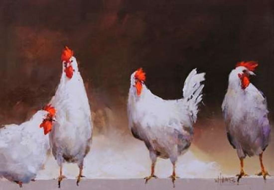 Chicken I Canvas Art - Willem Haenraets (20 x 28)