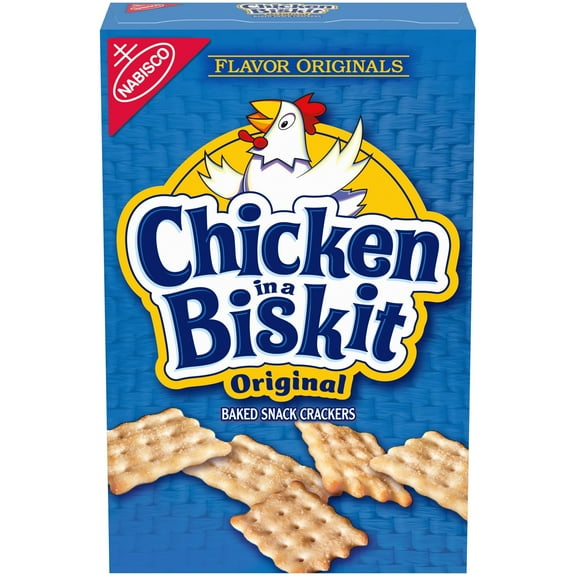 Chicken In A Biskit Original Baked Snack Crackers, 7.5 Oz Packaging May Vary - Pack of 3