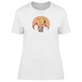 thumbnail image 1 of Chicken Interview Funny Cartoon T-Shirt Women -Image by Shutterstock, Female Large, 1 of 2