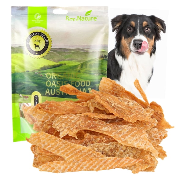 Chicken Jerky Dog Treats, Made with 100% Real Chicken Breast, Dog Training Treats Chews Healthy Snacks, High-Protein, Healthy & Easily Digestible