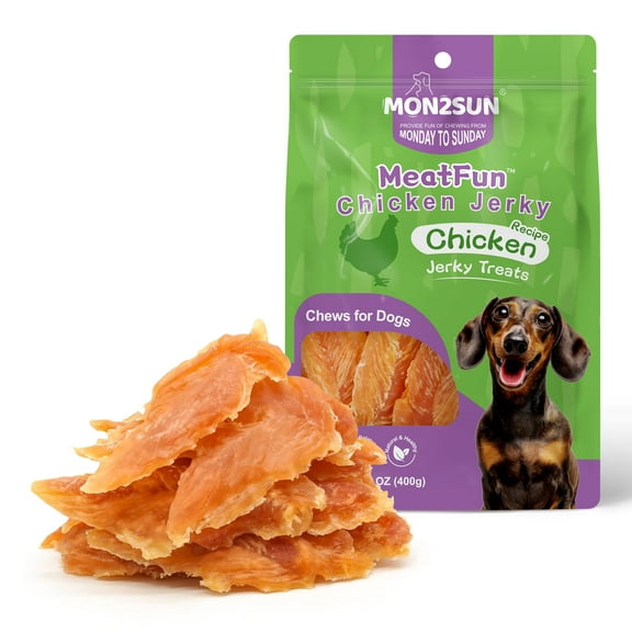 MON2SUN Chicken Jerky Slice Dog Treats, 14 oz
