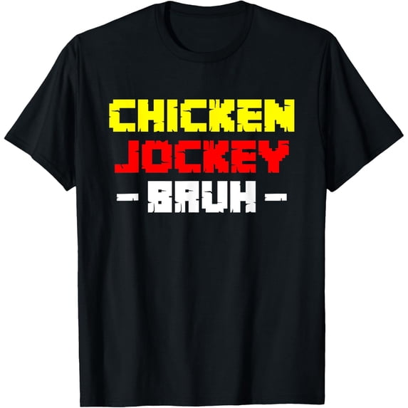 Chicken Jockey Bruh T-Shirt Unisex S-5XL Hot Trending Shirt, Vintage Birthday Gift