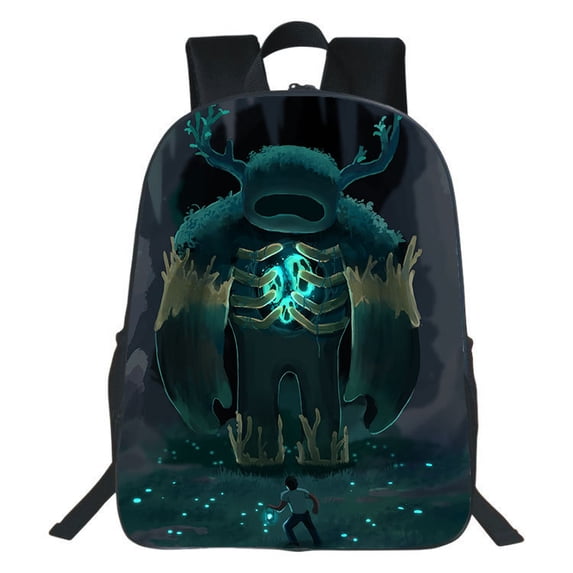 Chicken Jockey Print Backpack Minecraft Warden Guardian Youth Men and ...