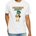 thumbnail image 1 of Chicken Jockey Zombie Pixel Art Zombie Gamer Funny Unisex T-Shirt, 1 of 5