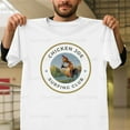 thumbnail image 1 of Chicken Joe Surfing Funny Retro Vintage Movie Penguin Graphic V11478 Unisex T-Shirt, Up to Size 5XL, 1 of 2