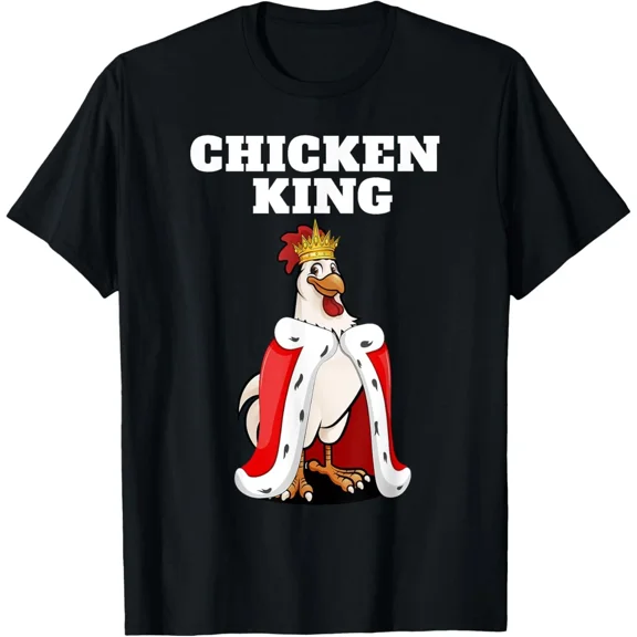 Chicken King | Mens Chicken Lover Shirt | Pet Chicken T-Shirt Gift for Dad, Mom,