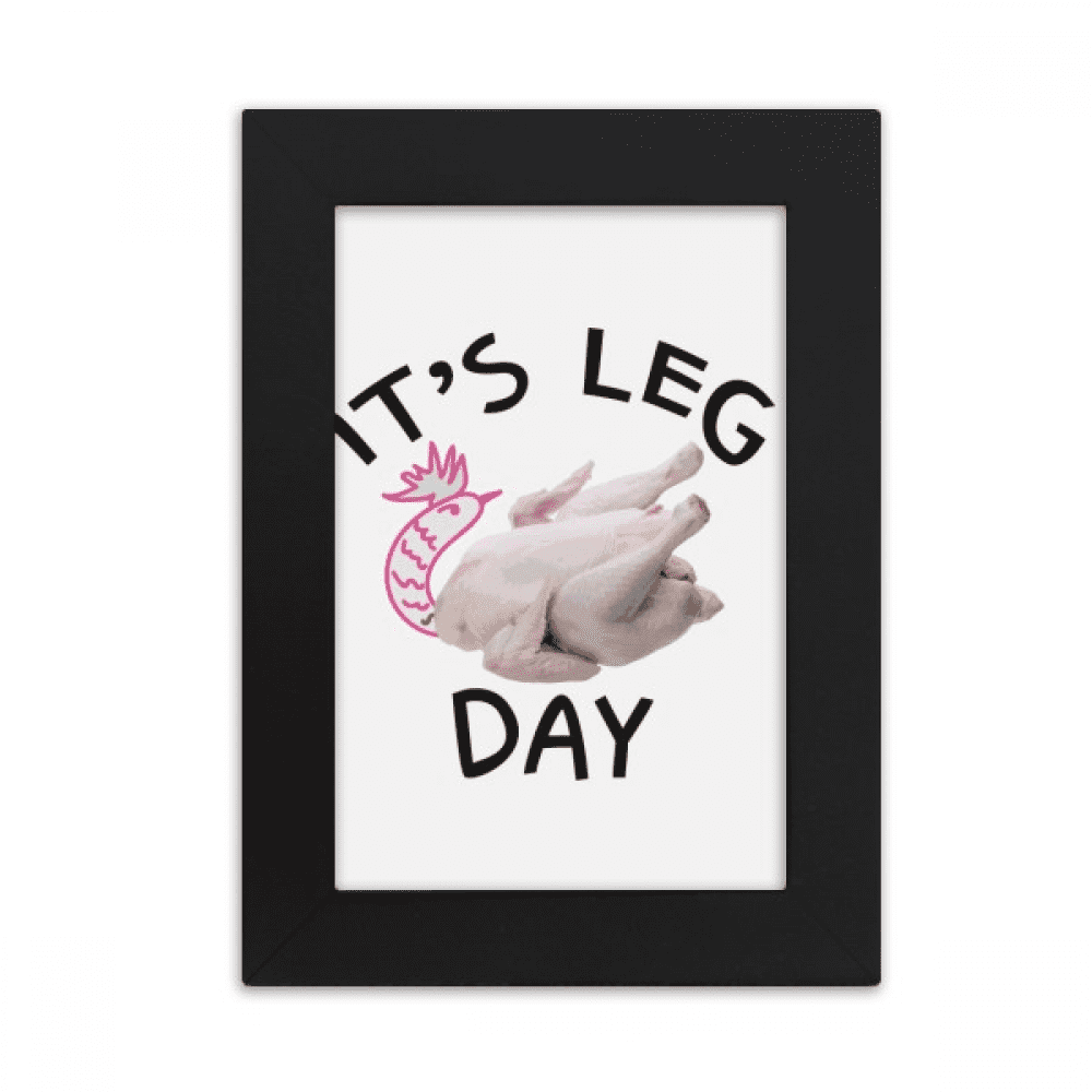 Chicken Leg Day Art Deco Fashion Desktop Photo Frame Picture Display ...