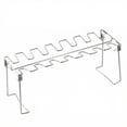 thumbnail image 1 of Chicken Leg Grill Rack, Stainless Steel Multi Drumstick Barbecue Rack Holds up to 14 Legs, Non-Stick Dishwasher Safe Camping Oven Grill Rack(13.8Inch,14 Legs), 1 of 2