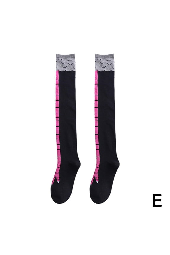 Chicken Leg Socks,Knee-High Novelty Chicken Paws Socks,Over The Knee Chicken Feet,Crazy Funny Chicken Legs Fun Socks Gifts for Women/Mens O3G2