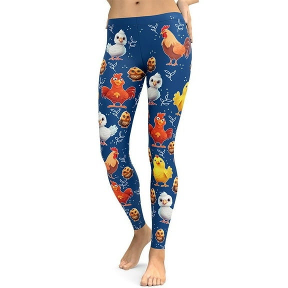 Chicken Leggings Size: XS for Women | FIERCEPULSE