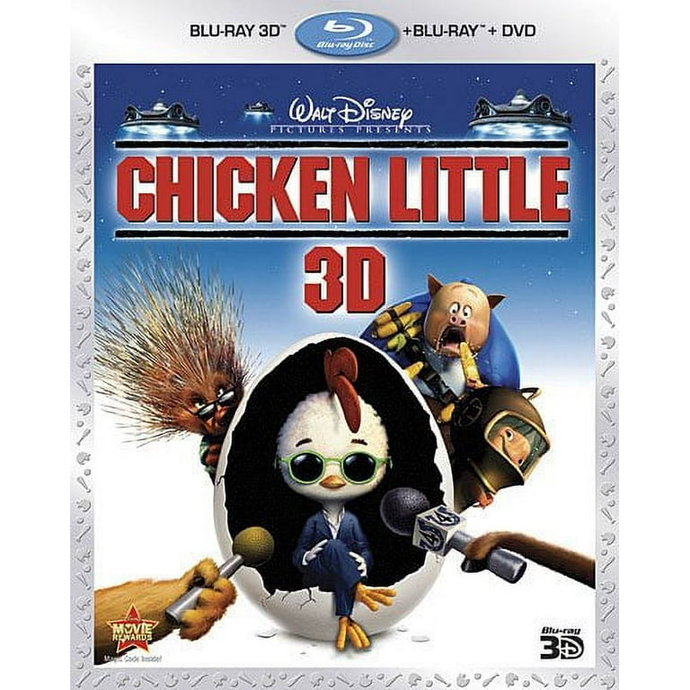 Chicken Little (Blu-ray 3D + Blu-ray + DVD) - Walmart.com