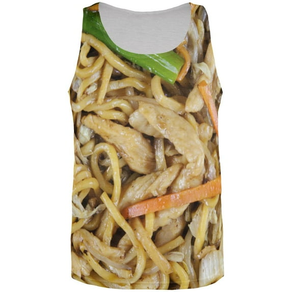 Chicken Lo Mein Costume All Over Mens Tank Top Multi X-LG