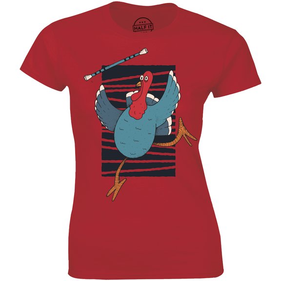 Chicken Lover Rooster Cock Funny Cartoon Graphic Poultry Hen Women's T-Shirt
