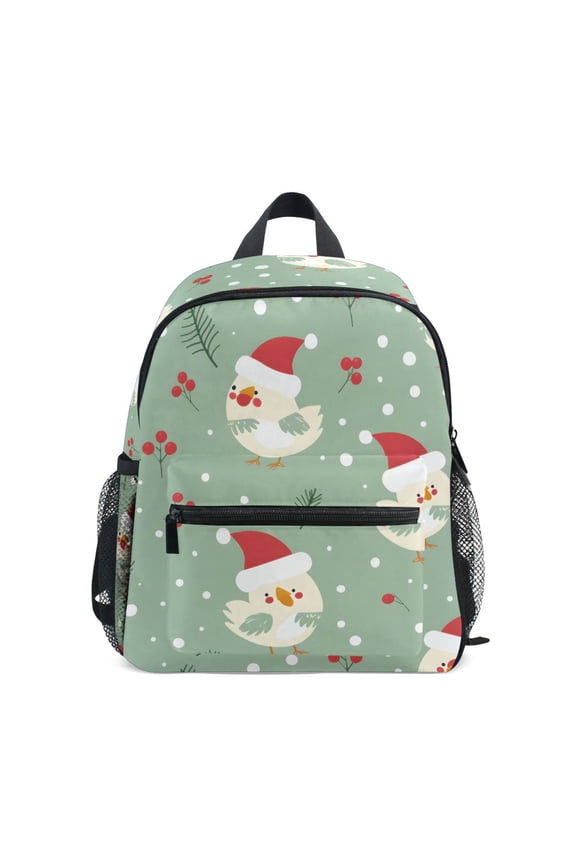 Chicken Mini Backpack Cute Small Backpack with Chest Strap and Whistle Ages 3-8