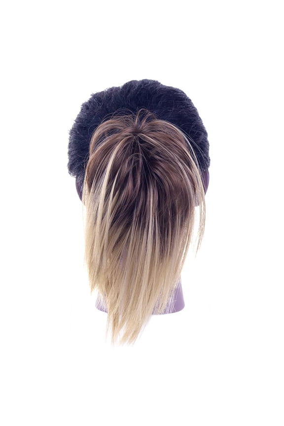 Chicken Nest Hair Clip 1 Pc,Wigs Piece Claw Clip,Ladies' Hairbands Wigs,Tousled Bun Hair Clip,Bun Hair Clips for Women's Straight and Short Bun (Bwron)