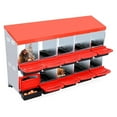 thumbnail image 1 of Chicken Nesting Box, 10 Compartments Nesting Boxes for Chickens, Chicken Laying Boxes, Roll Away Nesting Box for Chickens Laying Egg with Lid Cover to Protect Eggs, 1 of 8