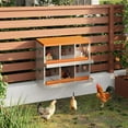thumbnail image 1 of Chicken Nesting Box 6/8/10 Compartment Galvanized Steel Chicken Laying Boxes, Nesting Boxes for Chickens, Easy Egg Collection for Chicken Coop, Backyard, Farms, 1 of 9