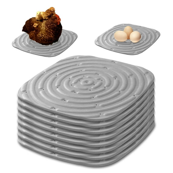 Dongyi Nesting Box Pads for Chicken Coop, Washable & Reusable Nest Box Liners, 8-Pack with Soft Sponge Hen Laying Pads