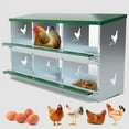 thumbnail image 1 of Chicken Nesting Boxes for Laying Eggs, 6 Compartments/ 8 Compartments Nesting Boxes to Collect & Protect Eggs, Chicken Laying Boxes for Hens, 1 of 7