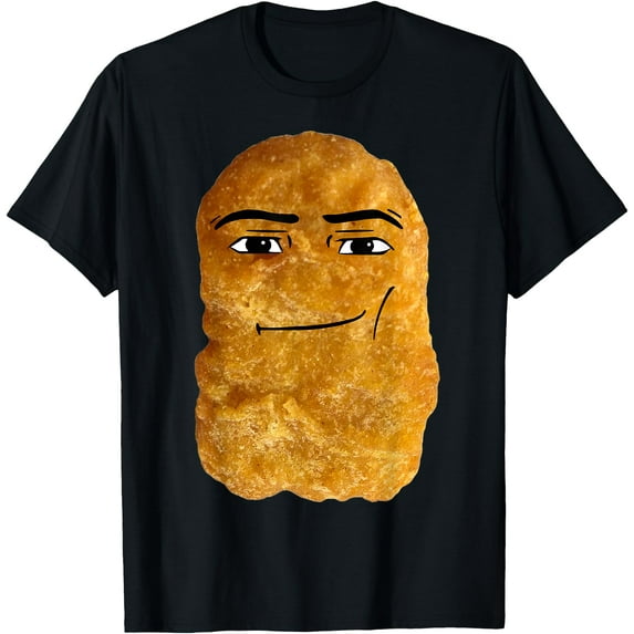 Chicken Nugget Meme Unisex T-Shirt for Men Women Kids Toddler,Black Color,Size 3T