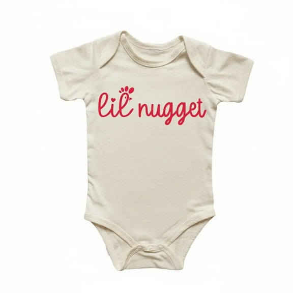Chicken Nugget Newborn Baby Bodysuit