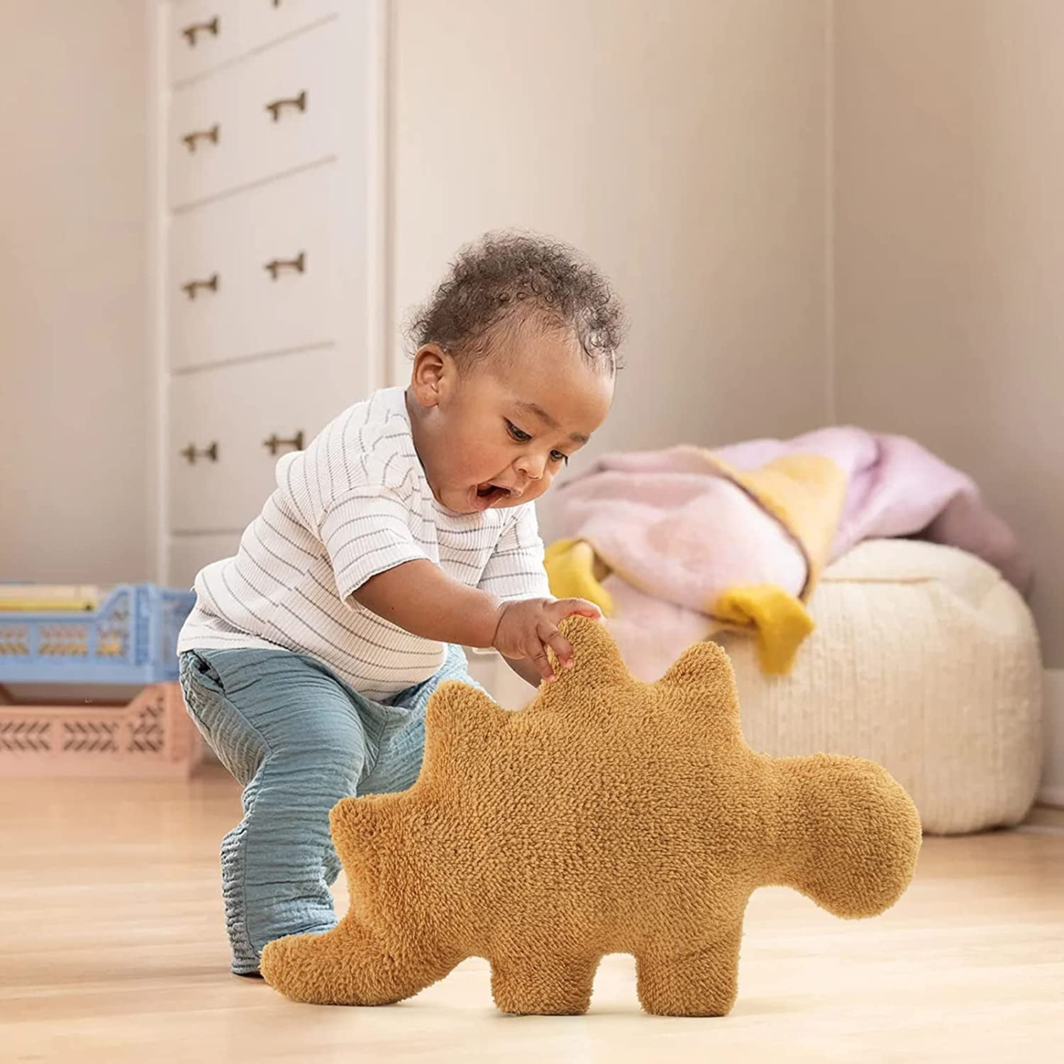 Chicken Nugget Pillow Plush for Easter Decorations and Birthday
