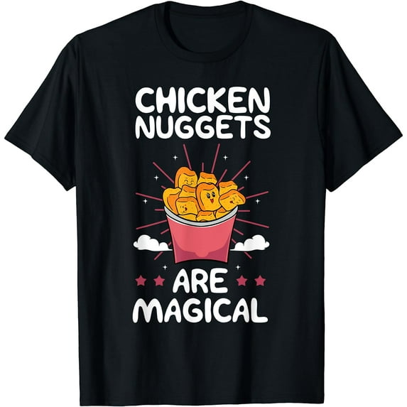 Chicken Nuggets Fans Nuggies Nug Eaters Fast Food Lovers T-Shirt